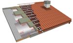 SIATE de cubierta Onduline para teja curva (Ondutiss Barrier Reflex 130 + Ondutherm Basic H19+A80 + Onduline DRS BT-150 PLUS)